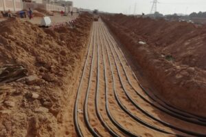 LV Cable Laying Work